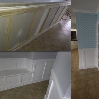 panel wall collage